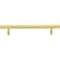 Jeffrey Alexander 128 mm Center-to-Center Brushed Gold Square Dominique Cabinet Bar Pull 845-128BG - alternate 8